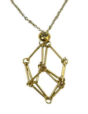 Kooihanger met ketting goudkleur