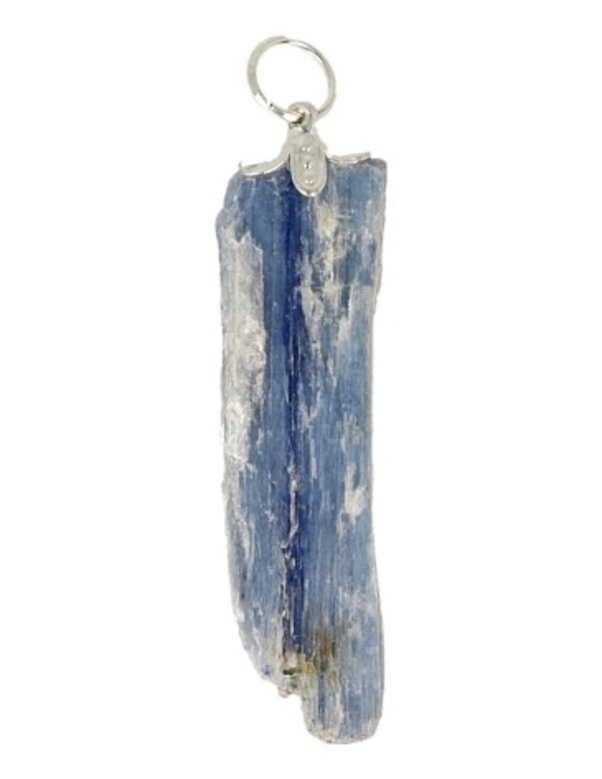 Kyaniet ruw edelsteen hanger