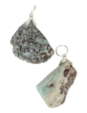 Larimar gemstone pendant