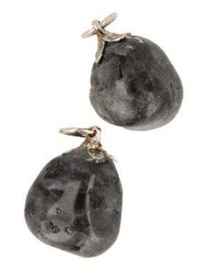 Larvikite gemstone pendant