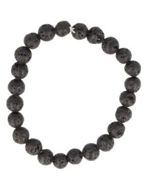 Lava stone bracelet beads 8 mm