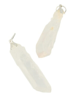 Lemurian crystal gemstone pendant
