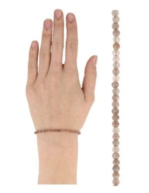 Moonstone orange summer vibes bracelet