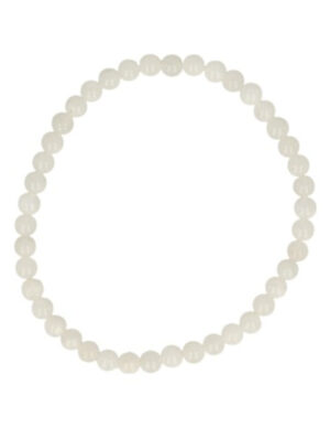 Moonstone rainbow bead bracelet 4 mm