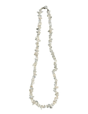 Maansteen wit splitketting
