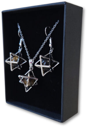 MerKaBa jewelry set Tiger eye