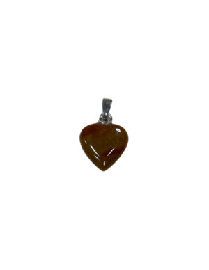 Mokaiet heart pendant 20 mm