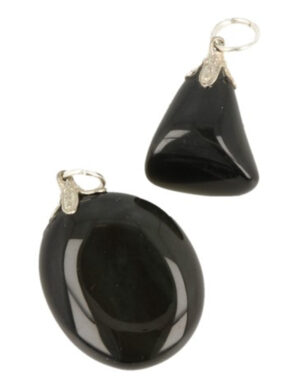 Obsidiaan regenboog edelsteen hanger