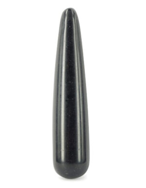 Obsidiaan zwart massage griffel