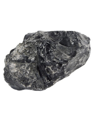 Obsidiaan zwart ruw, p/kg