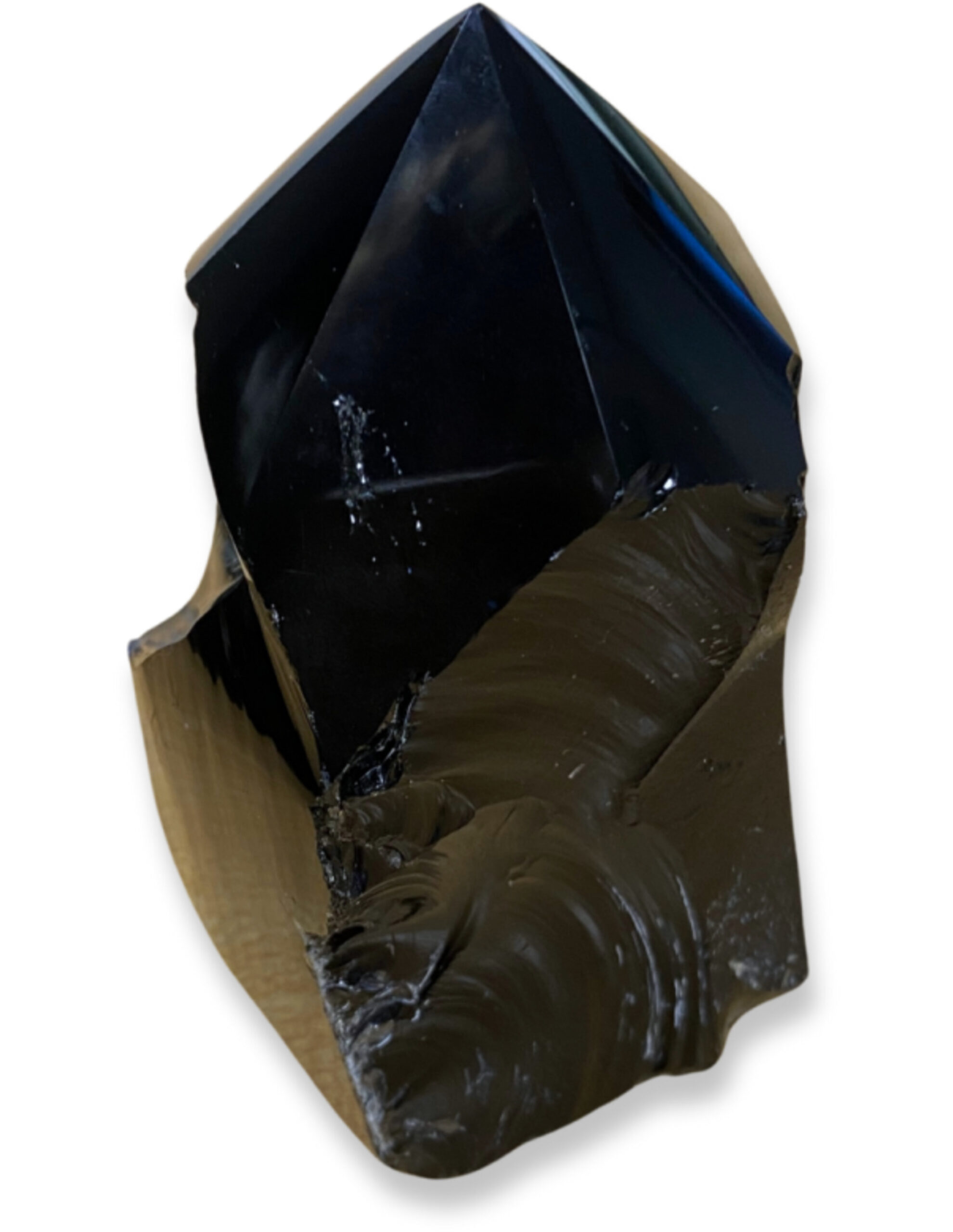 Obsidiaan Zwart top gepolijst nr.14