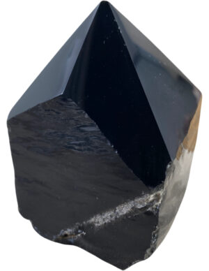 Obsidiaan Zwart top gepolijst nr.16