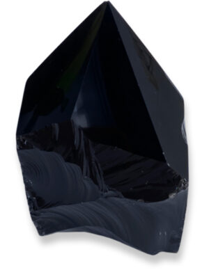 Obsidiaan Zwart top gepolijst nr.17