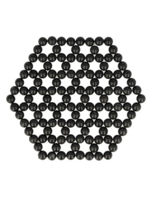 Onyx levensbloem onderzetter / mat