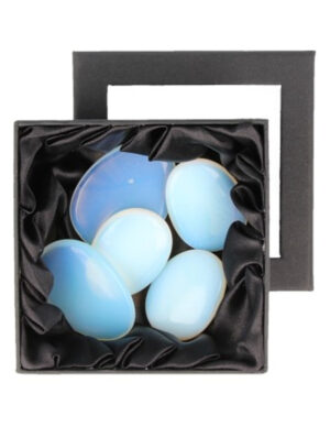 Opaliet oplegstenen massage set (synth)