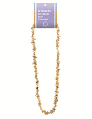Parelmoer splitketting + kaart