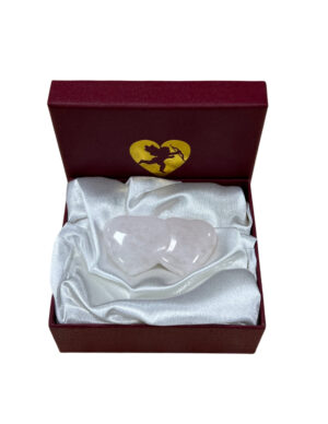 Partner Heart Rose Quartz in box