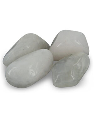 Petalite white tumbled stones 500 gr. (mt3)