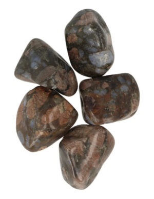 Que Sera 100 gr. tumbled stones (blue Rhyolite) (mt3)