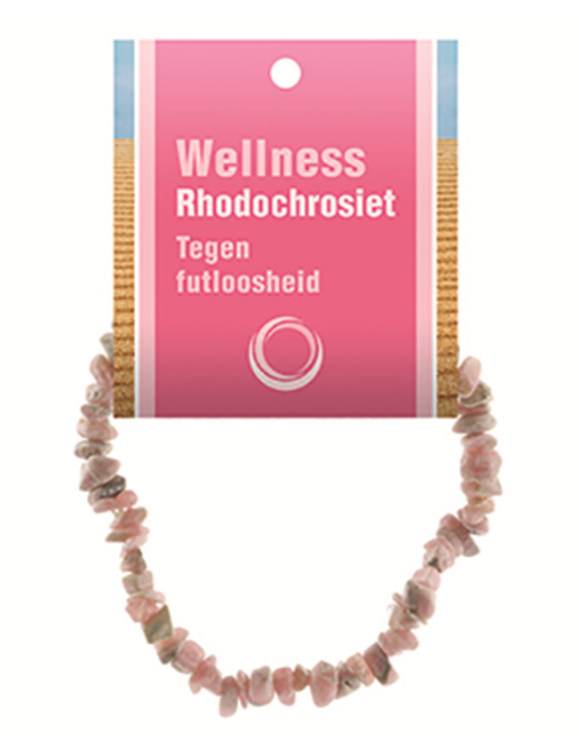 Rhodochrosiet splitarmband + kaart