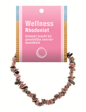 Rhodoniet splitarmband + kaart