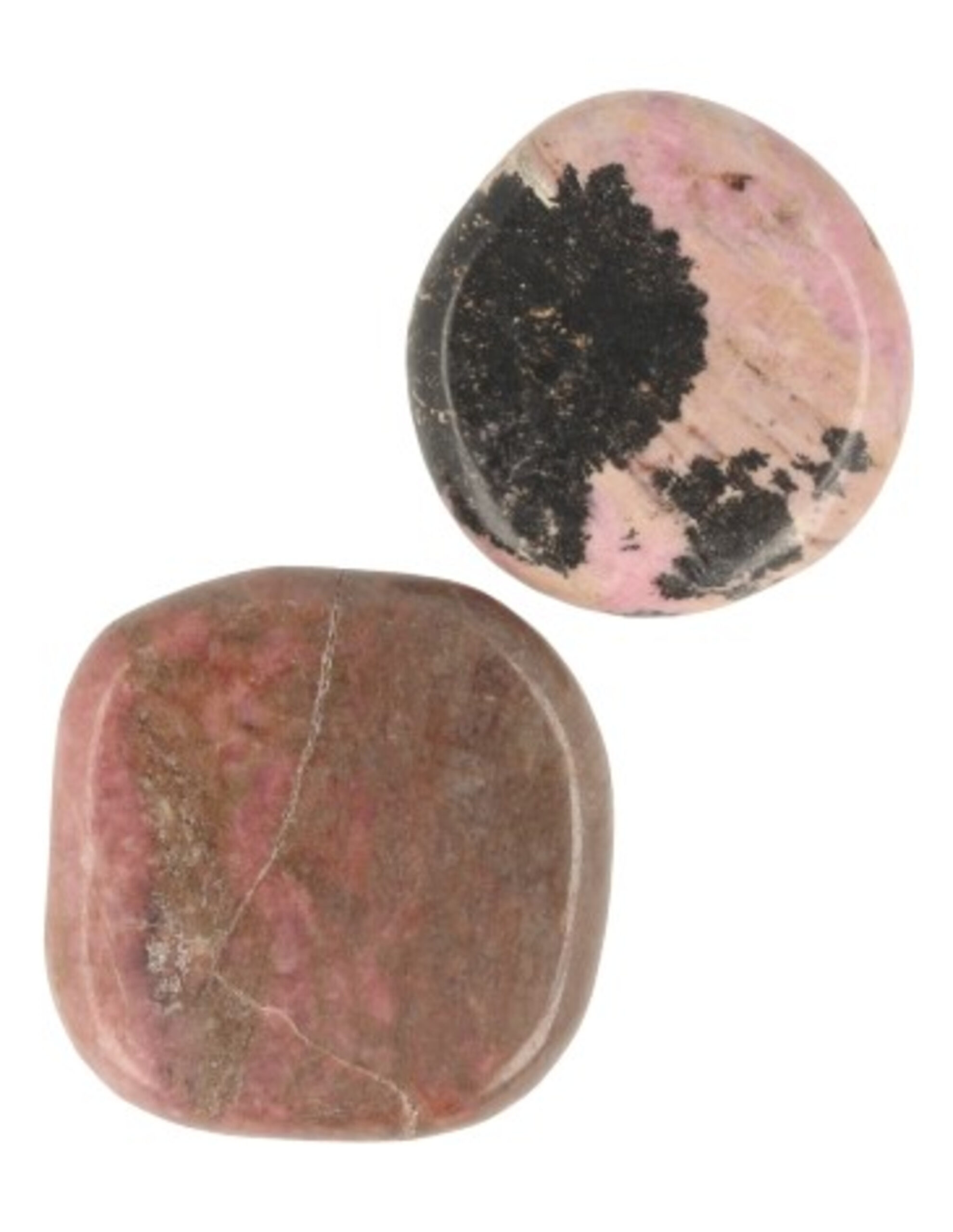 Rhodonite palm stone