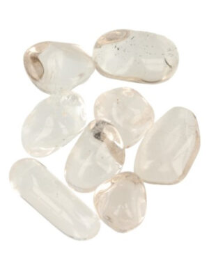 Rookkwarts licht 100 gr. trommelstenen (mt2-3)