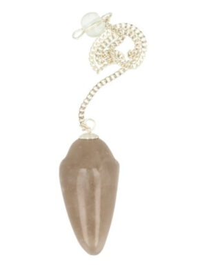 Smoky quartz drop pendant