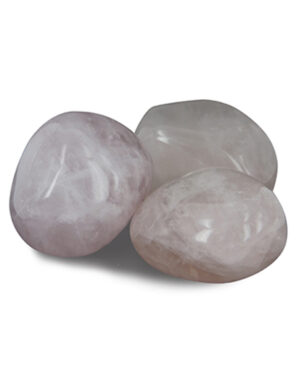 Roze kwarts B trommelstenen 500 gr. (mt3)