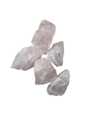 Rose quartz Brazil 250 gr. rough nuggets