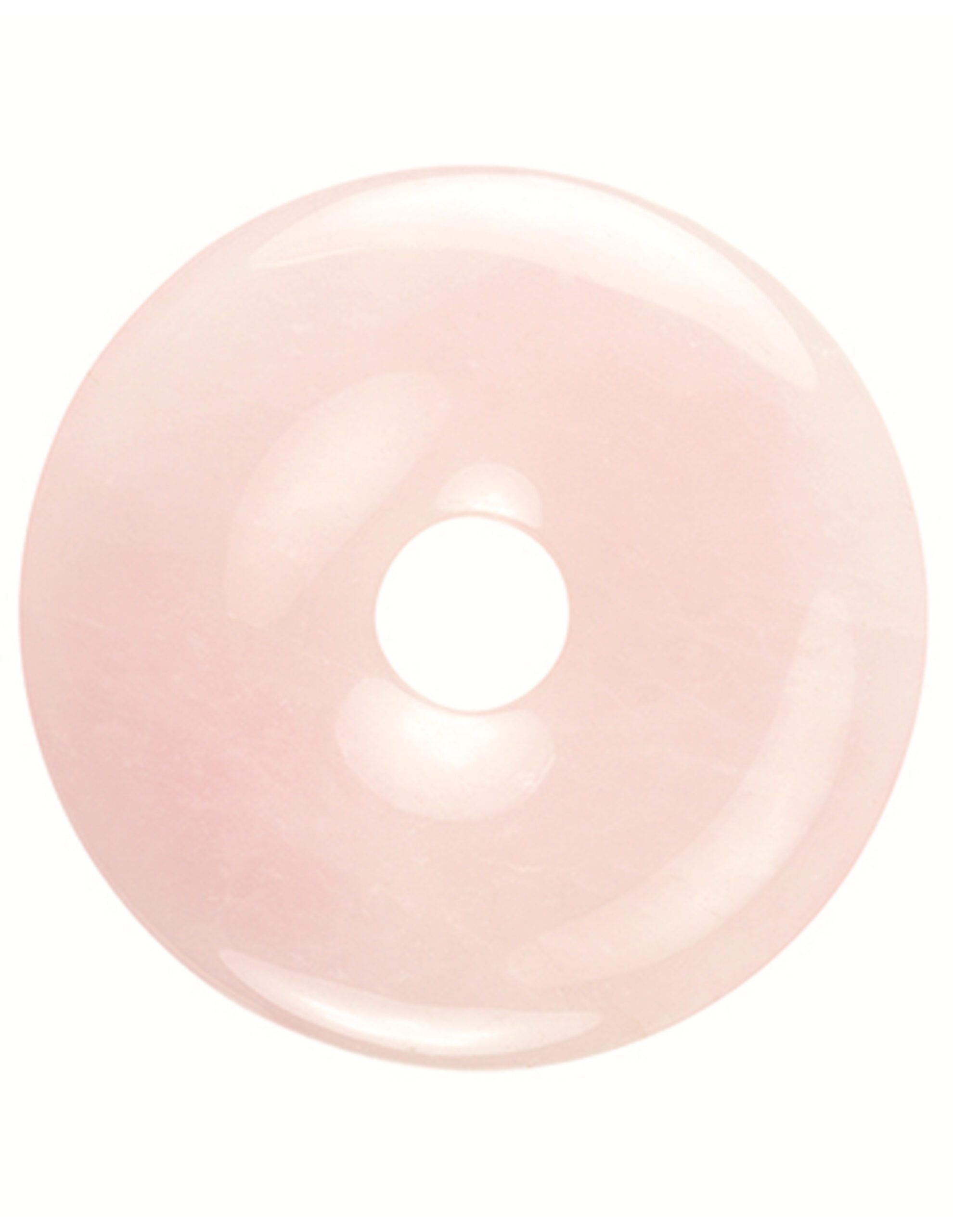 Roze kwarts donut 50 mm