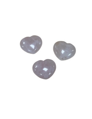 Roze kwarts edelsteen hart 45 mm