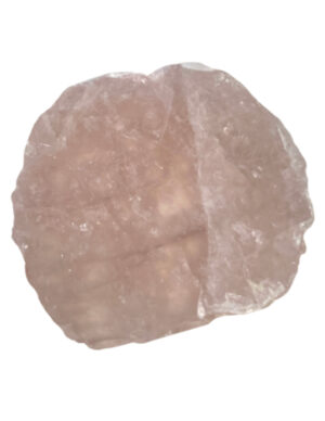 Roze kwarts edelsteen schijf nr.13