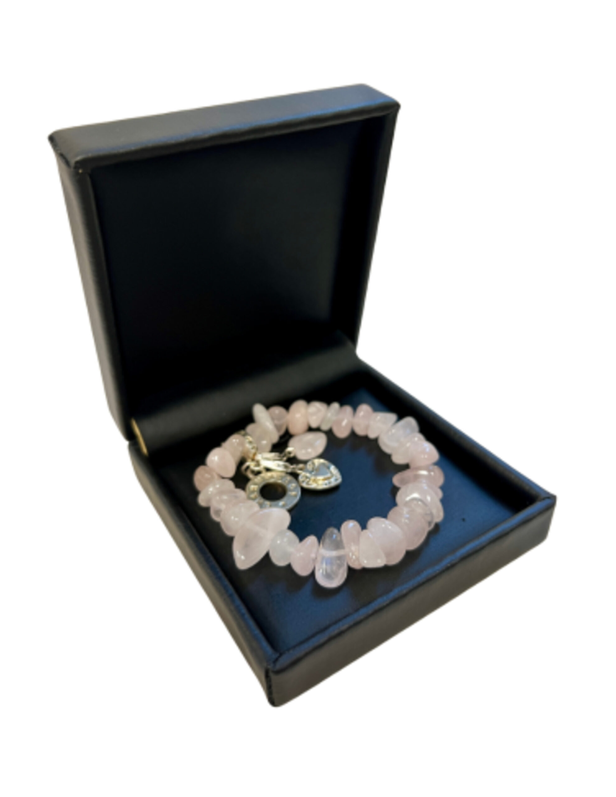 Rose quartz Ruby Mania, bracelet no 22, nugget