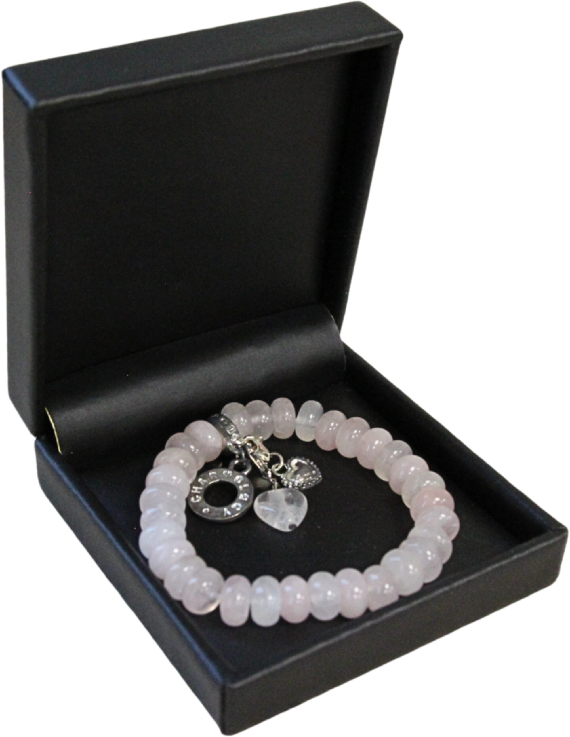 Rose quartz Ruby Mania bracelet round no. 21
