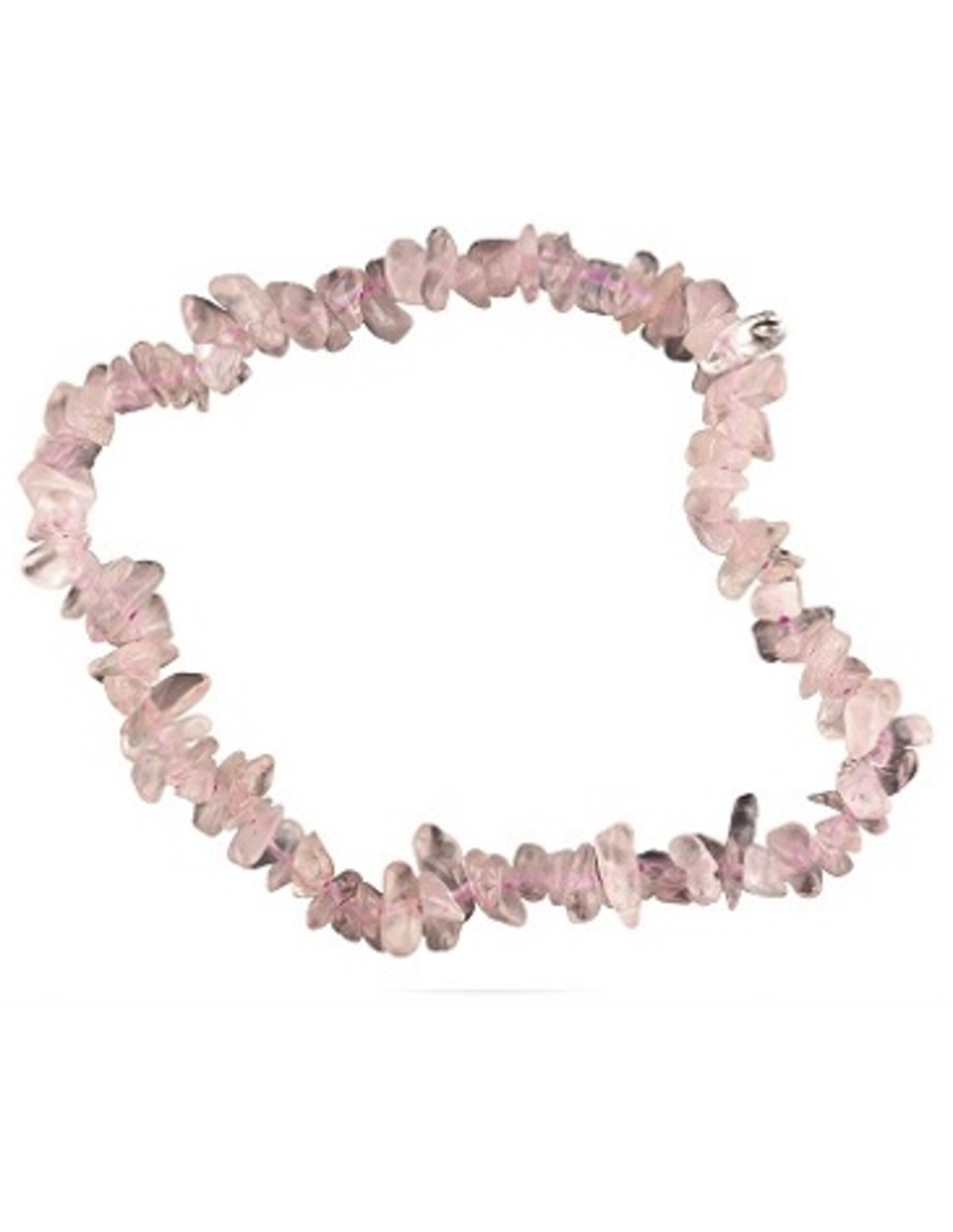 Rose quartz split bracelet