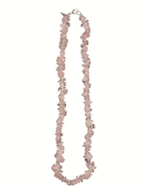Roze kwarts splitketting