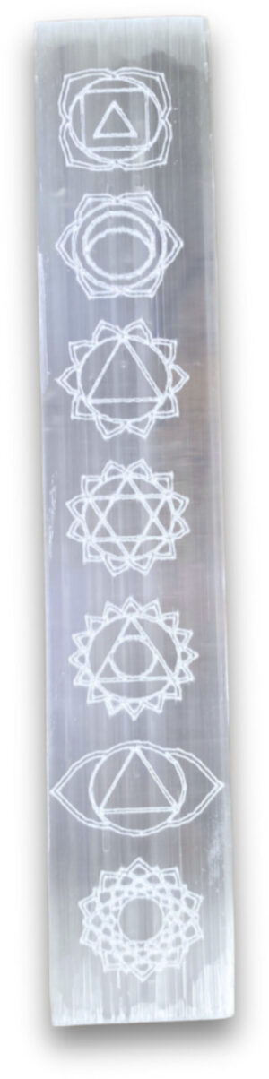 Seleniet oplaadsteen 20 cm chakra