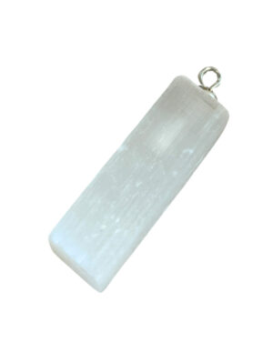 Seleniet ruwe staaf edelsteen hanger