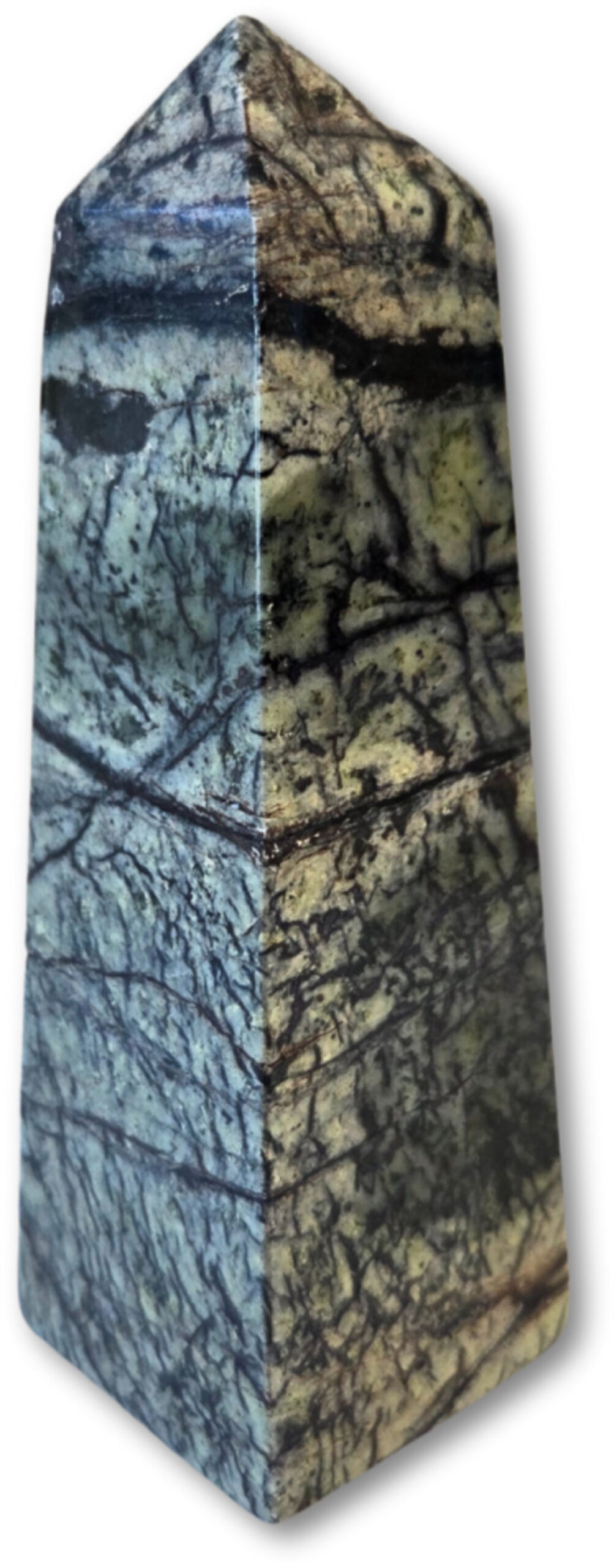 Serpentijn Jungle Jaspis Obelisk nr.17