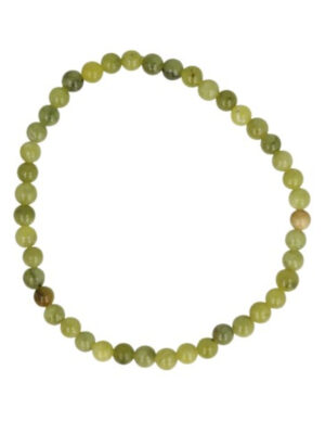 Serpentijn kralenarmband 4 mm