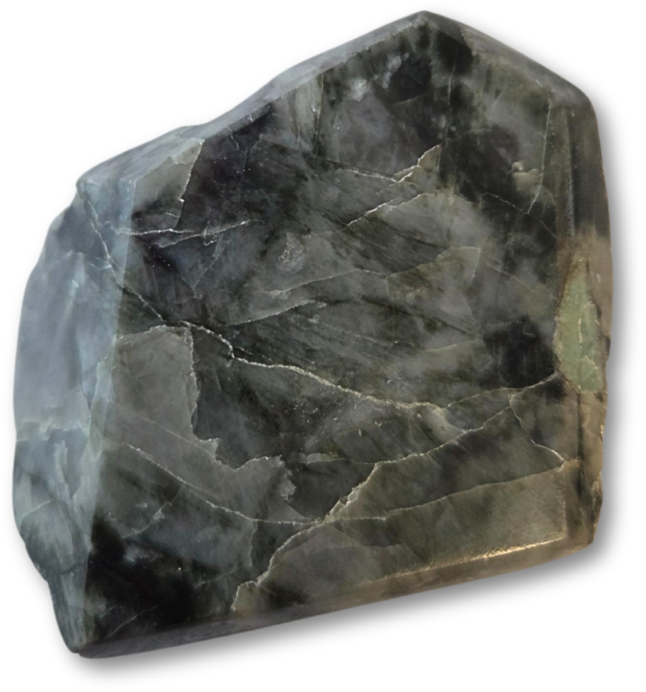 Emerald half polished no.20