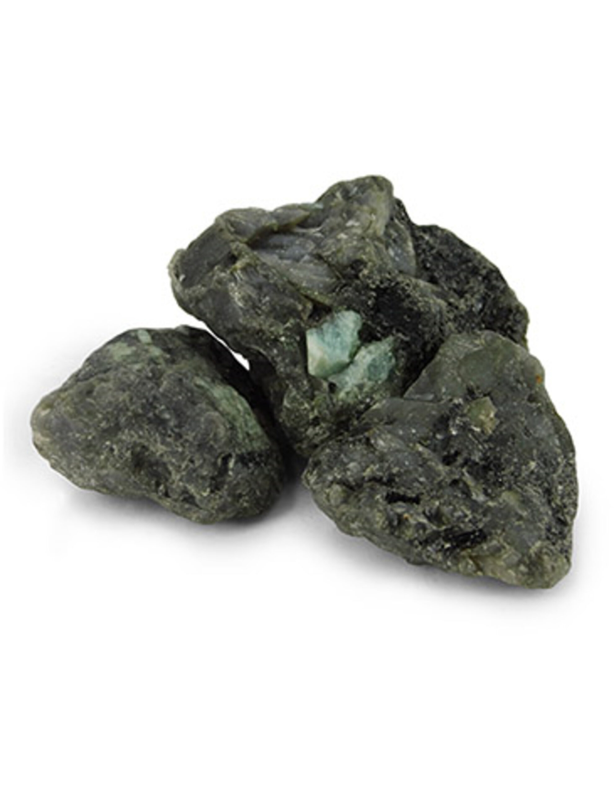 Emerald, raw chunks, per kg