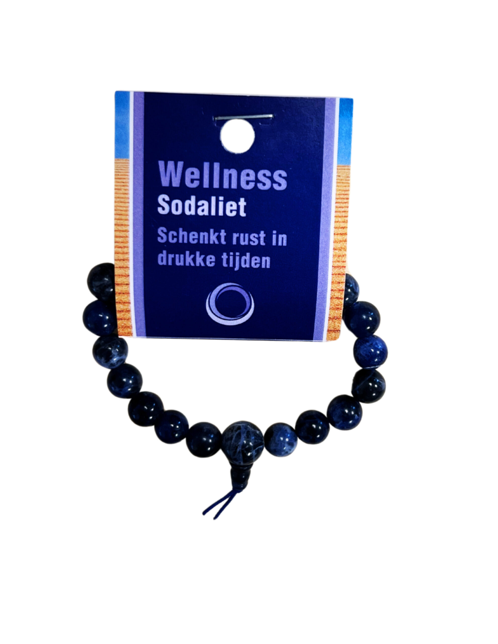 Sodalite power bead bracelet + card