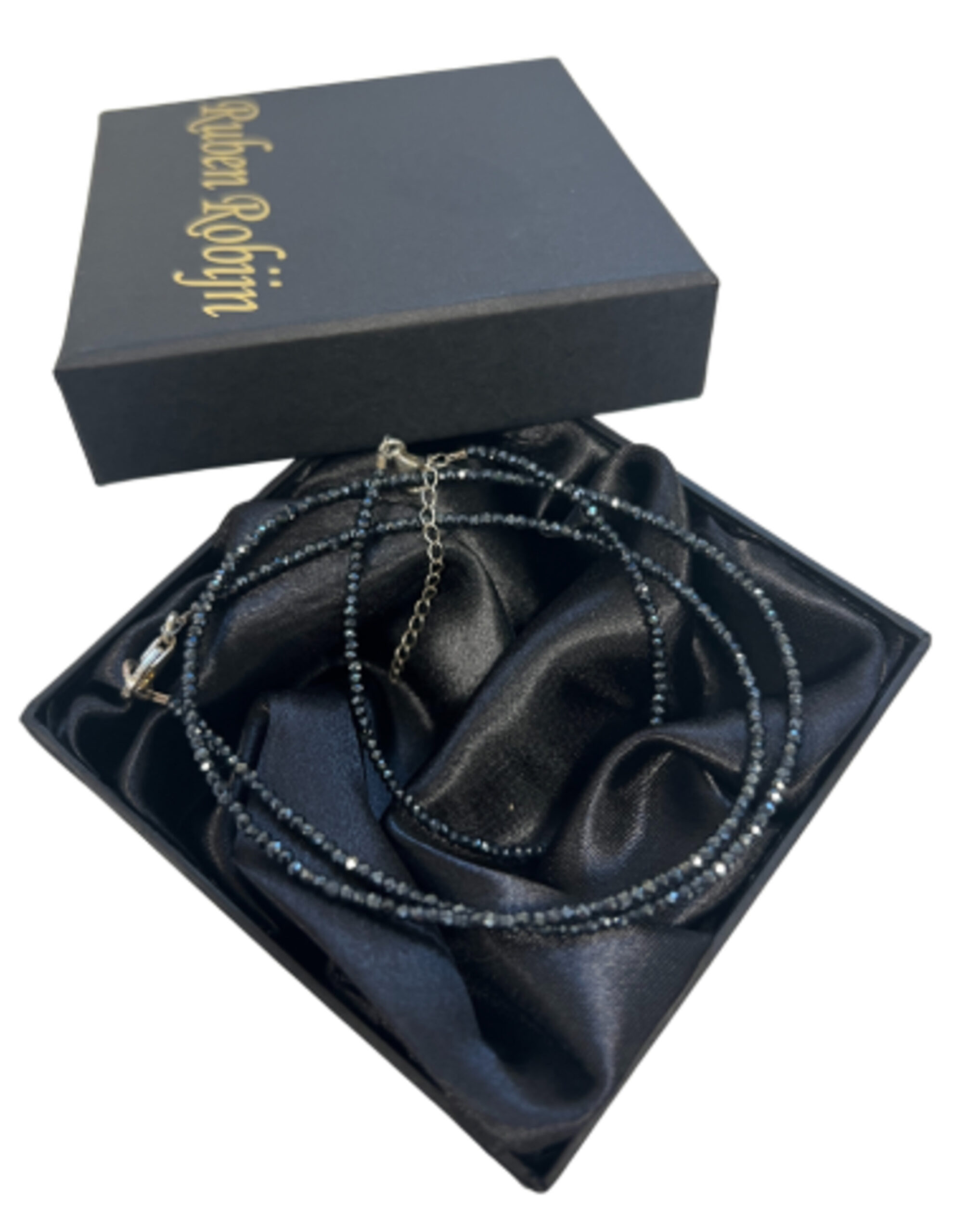 Spinel black coated jewelry set Summer Vibes