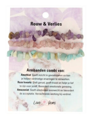 Splitarmband combi Rouw & Verlies