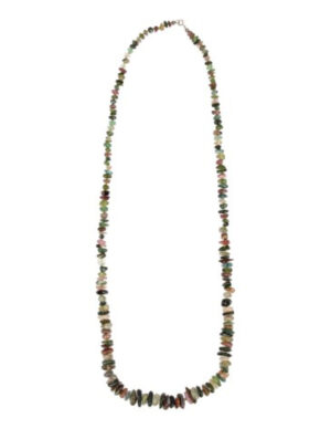 Splitketting 80 cm Toermalijn watermeloen