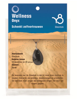 Sterrenbeeldhanger Steenbok (Onyx)