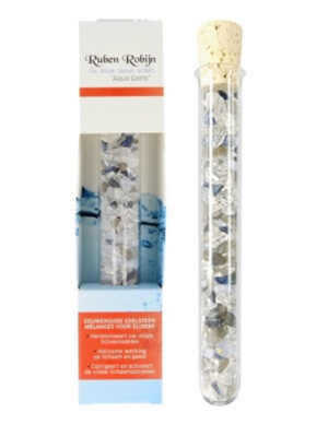 Succes & Verwondering large Aqua Gems edelsteenwand