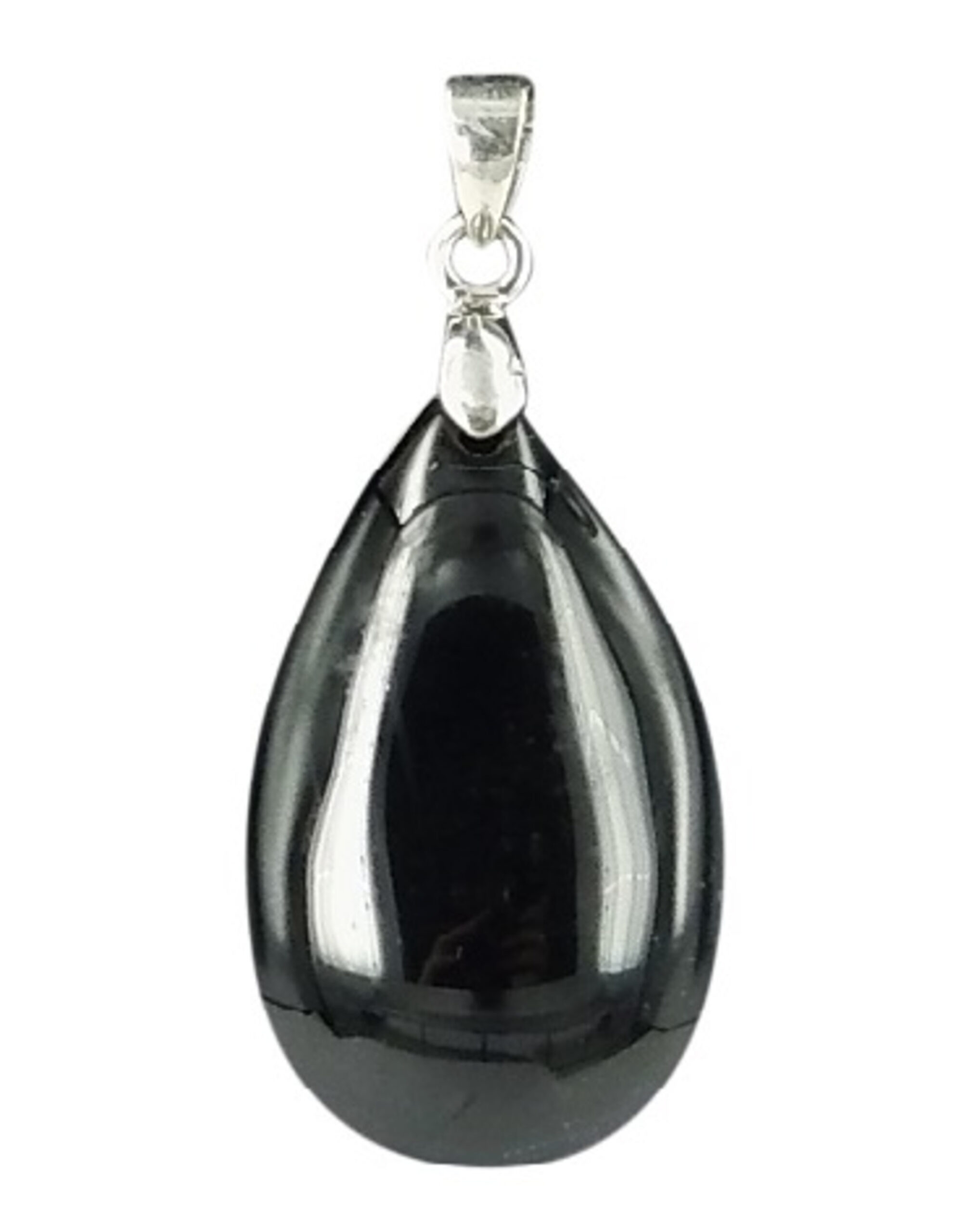 The drop of Obsidiaan zwart - hanger